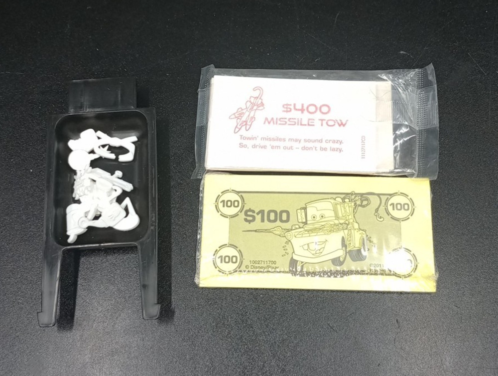 Operation Tow Mater Game Disney Pixar Replacement Parts Money Cards